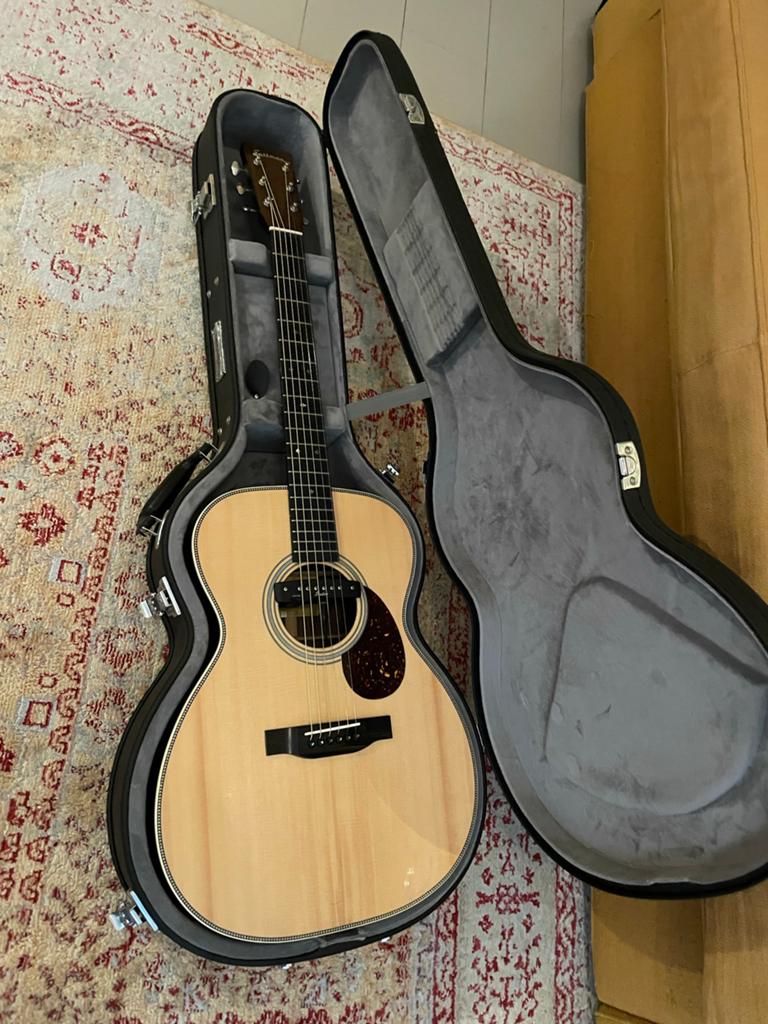 Eastman E8OM TC - Zo goed als nieuw met element, Ophalen of Verzenden, Zo goed als nieuw, Western- of Steelstringgitaar, Met (piezo-)element