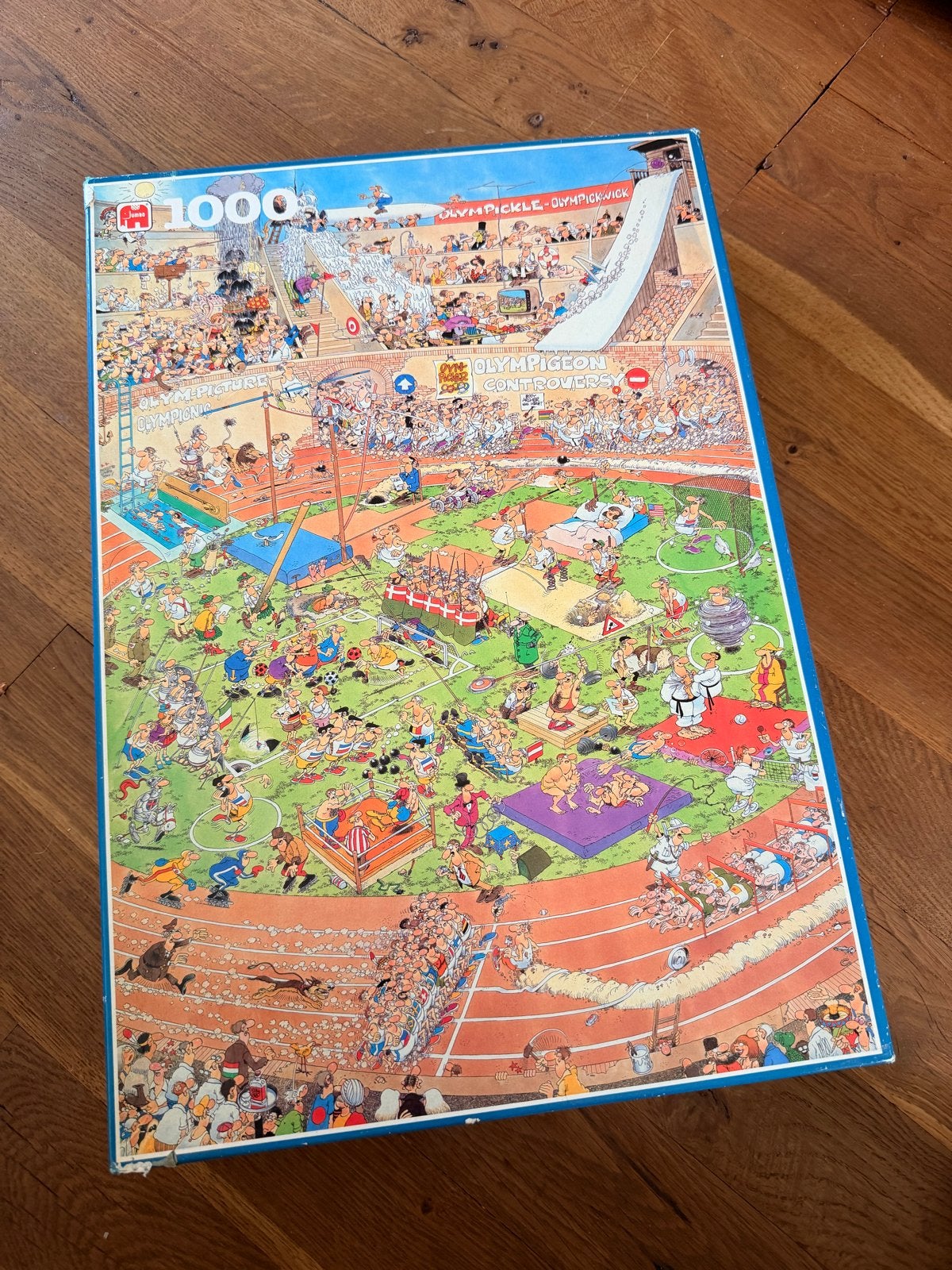 Jan van Haasteren Olympische Spelen 1000 stukjes, Ophalen of Verzenden, 500 t/m 1500 stukjes, Gebruikt, Legpuzzel