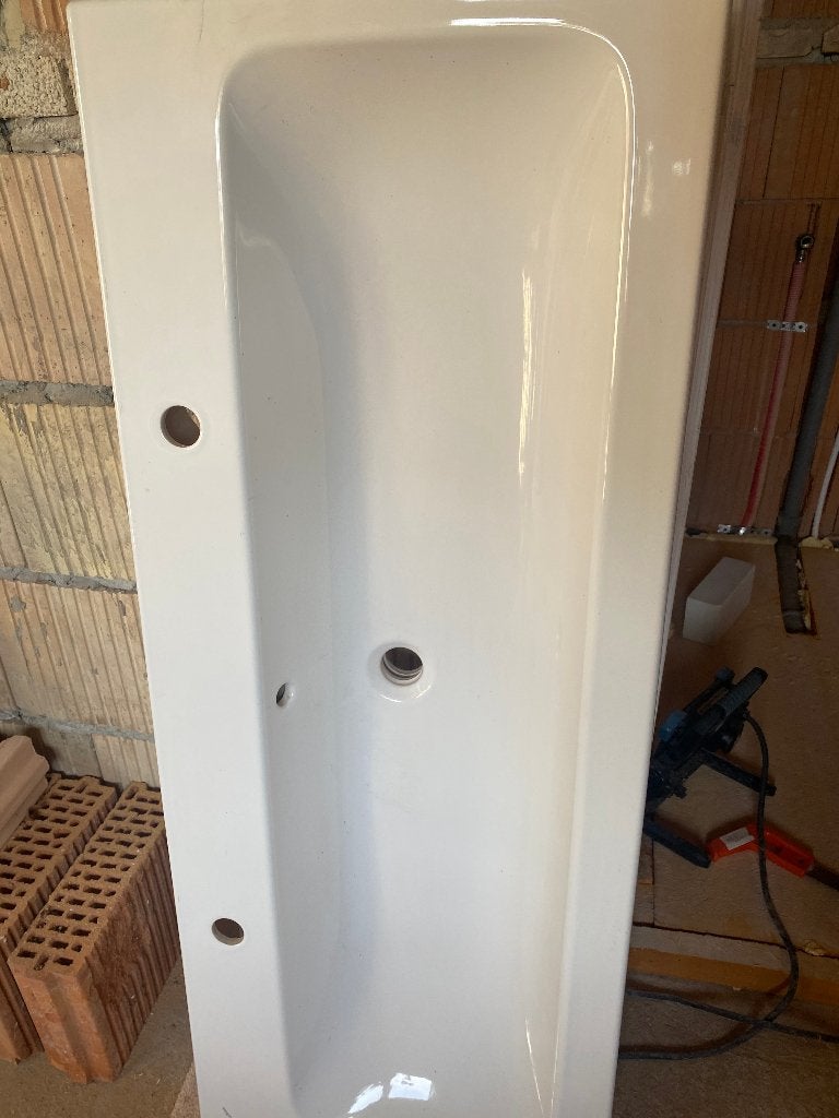 badmeubelwasbak 120x48x9 cm, Ophalen, Zo goed als nieuw, Wastafel