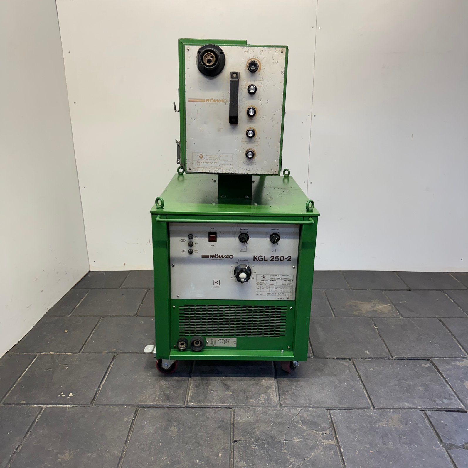 Rowac KGL 250-2 MIG/MAG Lasmachine Lasapparaat Co2 380V, Gebruikt, Ophalen of Verzenden, Rowac GmbH, 250 ampère of meer