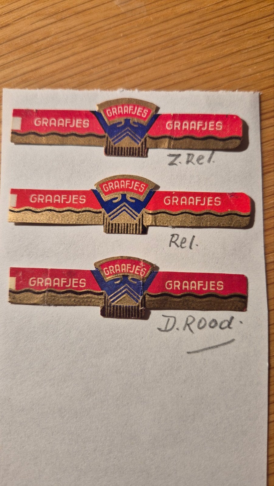 Sigarenbanden Zeist, Ophalen, Zo goed als nieuw, Sigarenbandjes