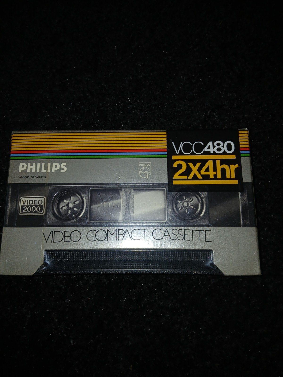 nieuwe Philips VCC480 Video 2000 Compact Cassette 2x4hr, Audio, Tv en Foto, Ophalen of Verzenden, Nieuw, Videoband