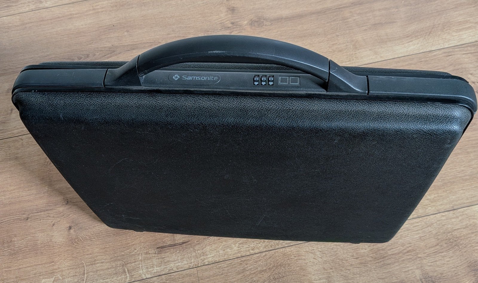 Samsonite attachékoffer/aktekoffer, zwart, gebruikt., Ophalen, Gebruikt, 50 tot 60 cm, Hard kunststof