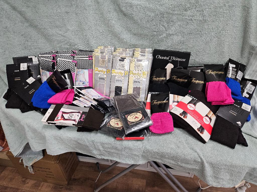 Grote partij panty's +/-280 stuks zie beschrijving en foto's, Partij, Overige kleuren, Verzenden, Nieuw