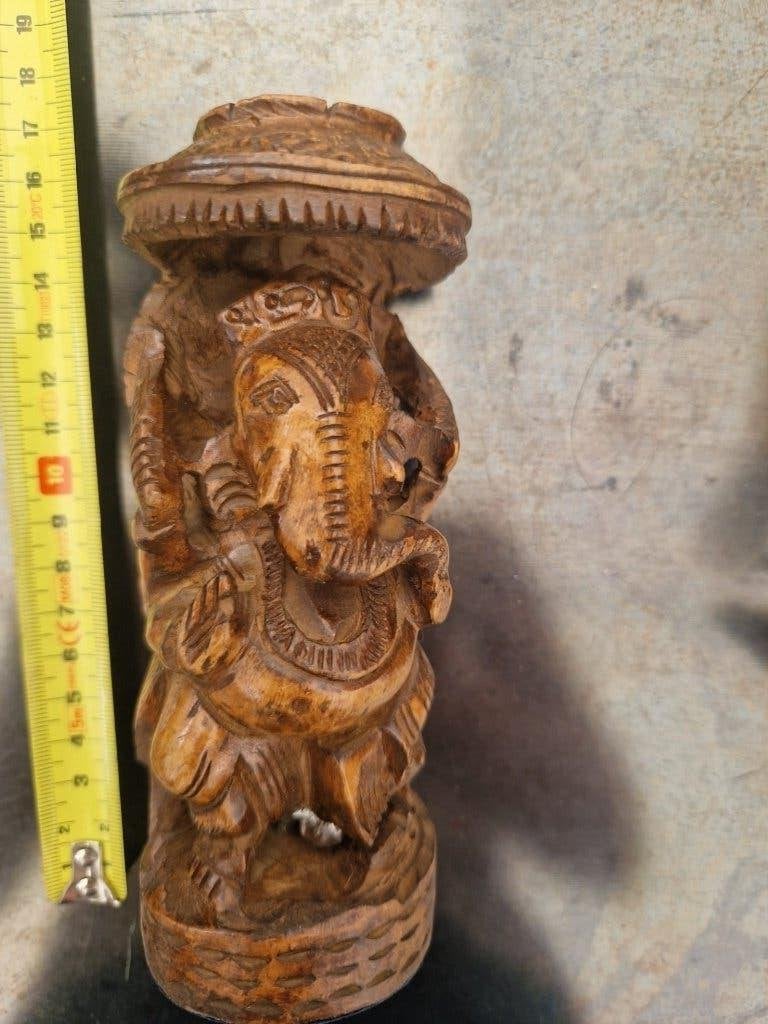Houten, Nepalese ganesha, Ophalen of Verzenden