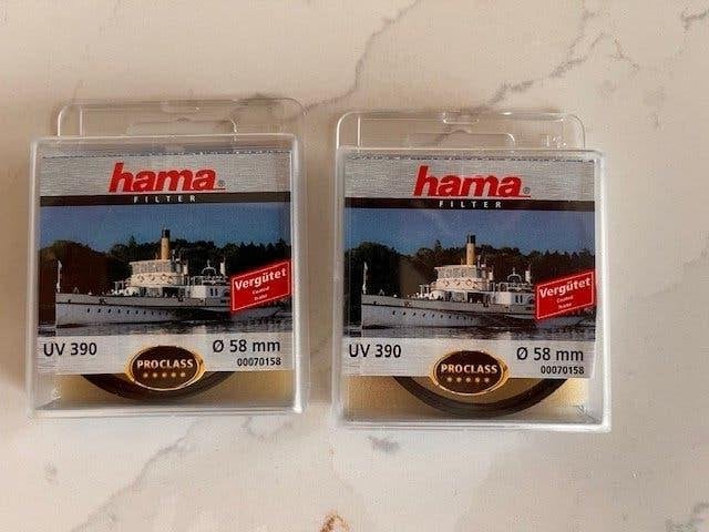 Hamra UV filters nieuw in doos voor spiegelreflexcamera, Ophalen, Spiegelreflex, Nieuw, Overige Merken