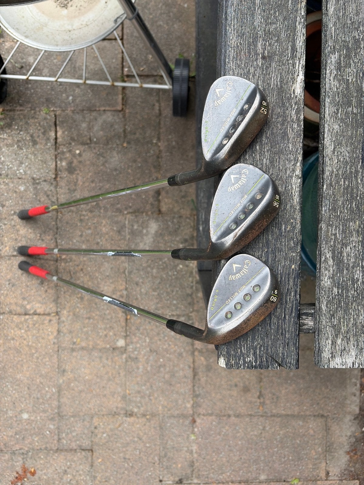 Callaway MD3 Milled S-Grind Wedges (52, 56, 60 graden), Sport en Fitness, Golf, Ophalen of Verzenden, Gebruikt, Club, Callaway