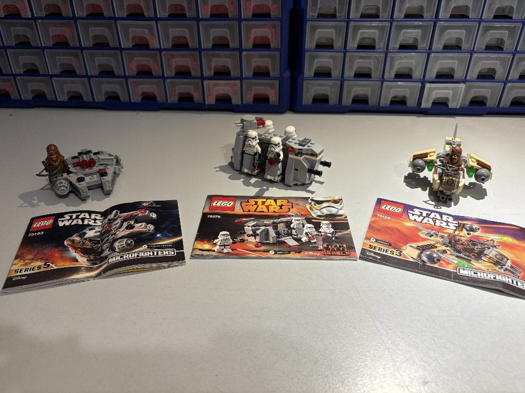3 LEGO Starwars setjes., Kinderen en Baby's, Star Wars, Inclusief instructies, Lego, Ophalen of Verzenden