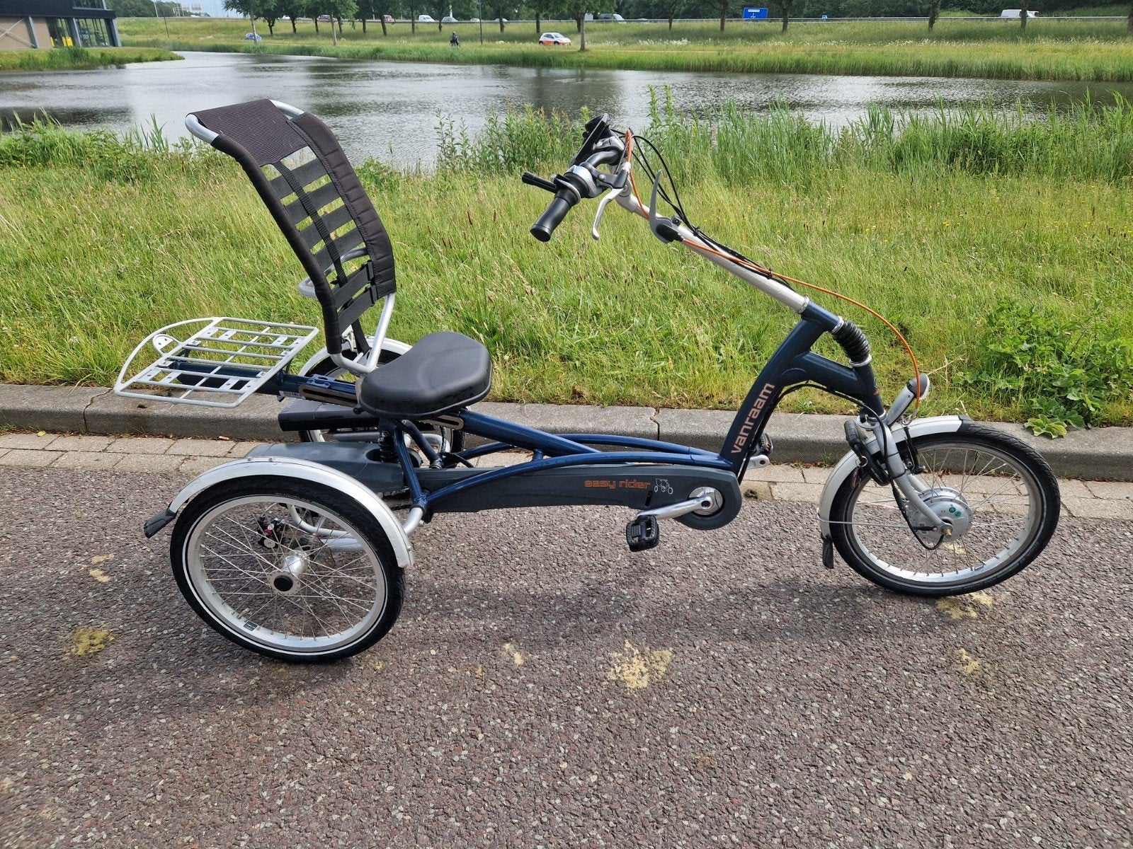 Van Raam Easy Rider 2 Elektrische Driewielfiets, Ophalen of Verzenden, Gebruikt, Schijfrem, Van Raam Easy Rider