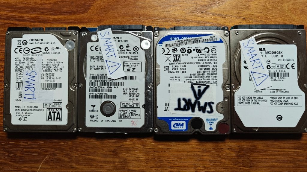 Laptop HDD met SMART waarschuwing, Computers en Software, Harde schijven, Intern, Toshiba, 320 GB, Ophalen of Verzenden
