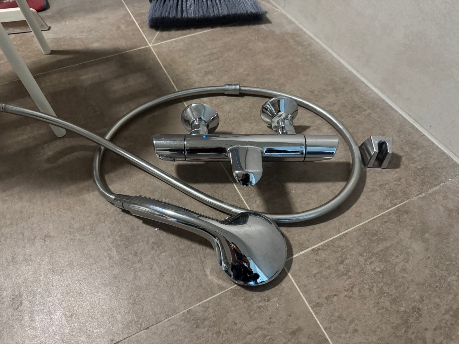 Damixa thermostatische douchekraan - inclusief handdouche, Ophalen of Verzenden, Zo goed als nieuw, Douche