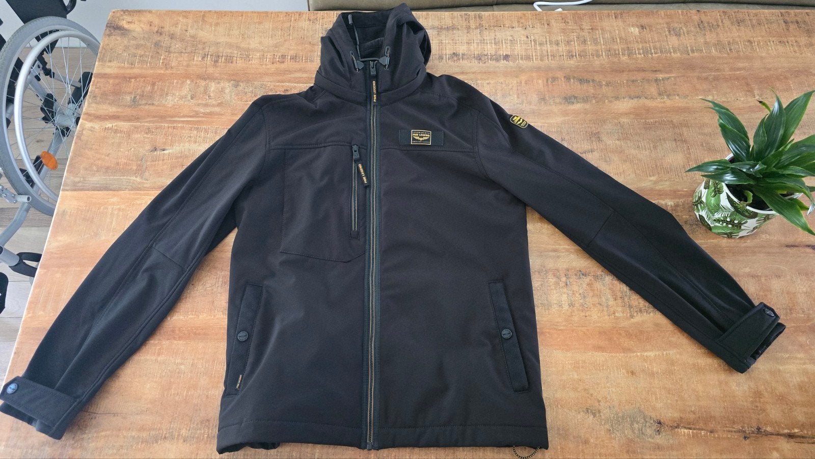 PME Legend Successor softshell jas - Maat L - Zwart, Maat 52/54 (L), Zwart, Ophalen of Verzenden, Zo goed als nieuw