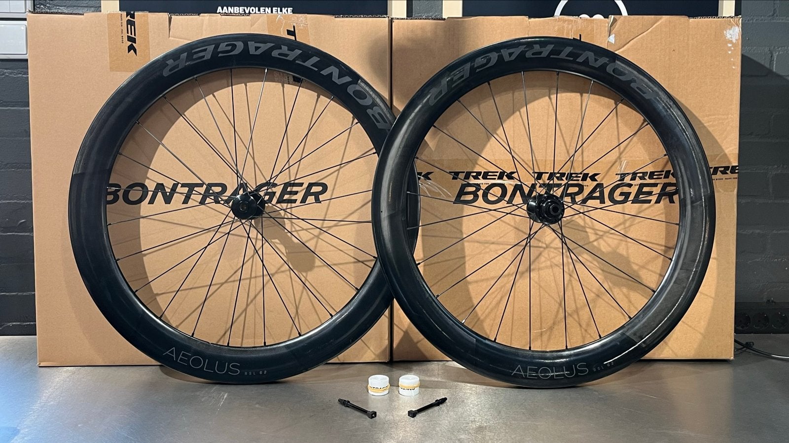 Bontrager Aeolus RSL 62 Wielset - Zo goed als nieuw, Wiel, Ophalen of Verzenden, Zo goed als nieuw, Racefiets