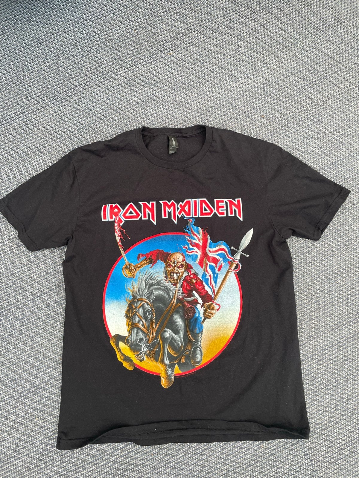 Iron Maiden T-shirt - Maiden England European Tour 2013, Kleding | Heren, Ophalen of Verzenden, Zo goed als nieuw, Maat 52/54 (L)