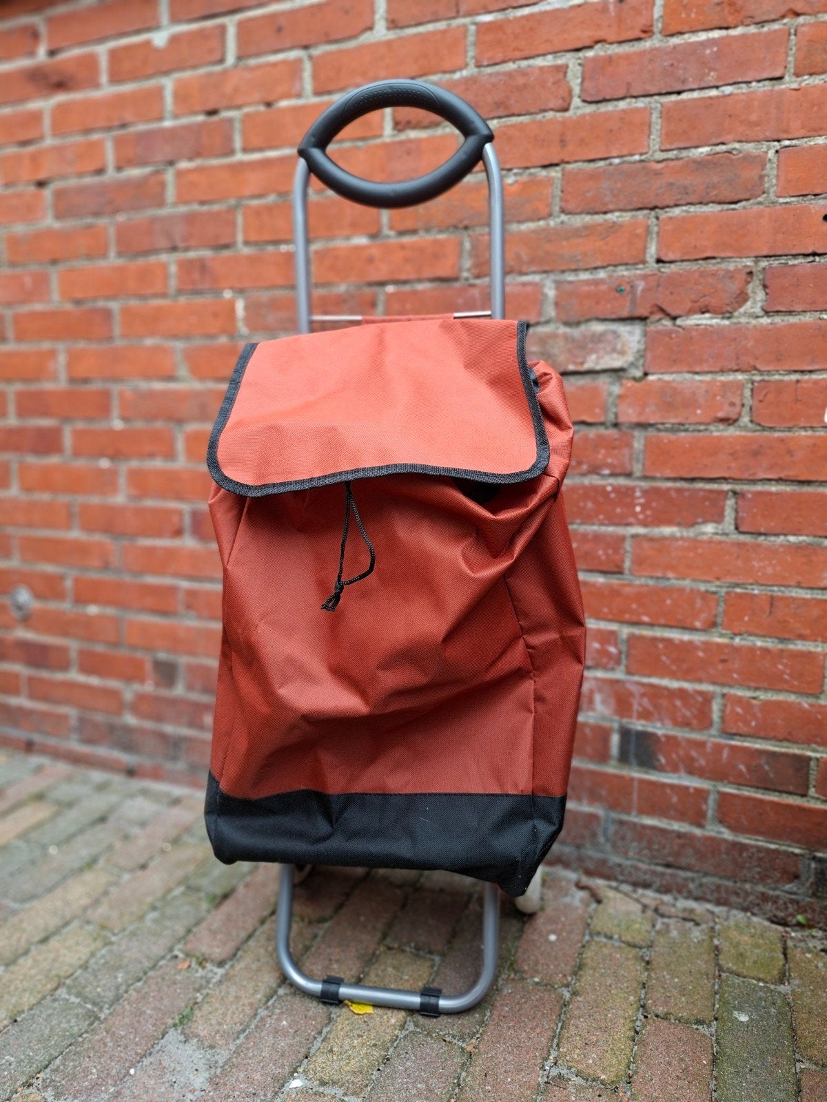 Boodschappen trolley rood-bruin, Sieraden, Tassen en Uiterlijk, Tassen | Reistassen en Weekendtassen, Ophalen of Verzenden, Zo goed als nieuw