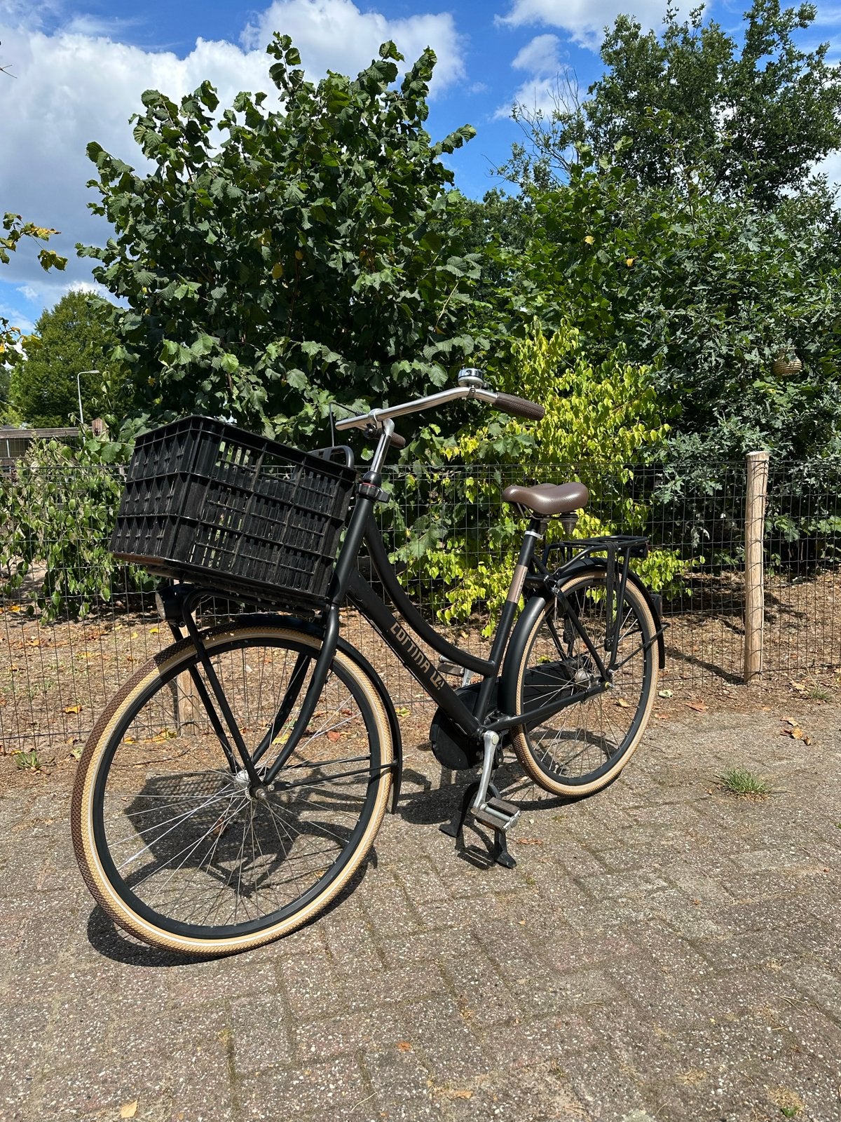 Cortina U4 Transportfiets Dames - Zwart - in goede staat!, Fietsen en Brommers, Terugtraprem, Versnellingen, 56 cm of meer, Zo goed als nieuw