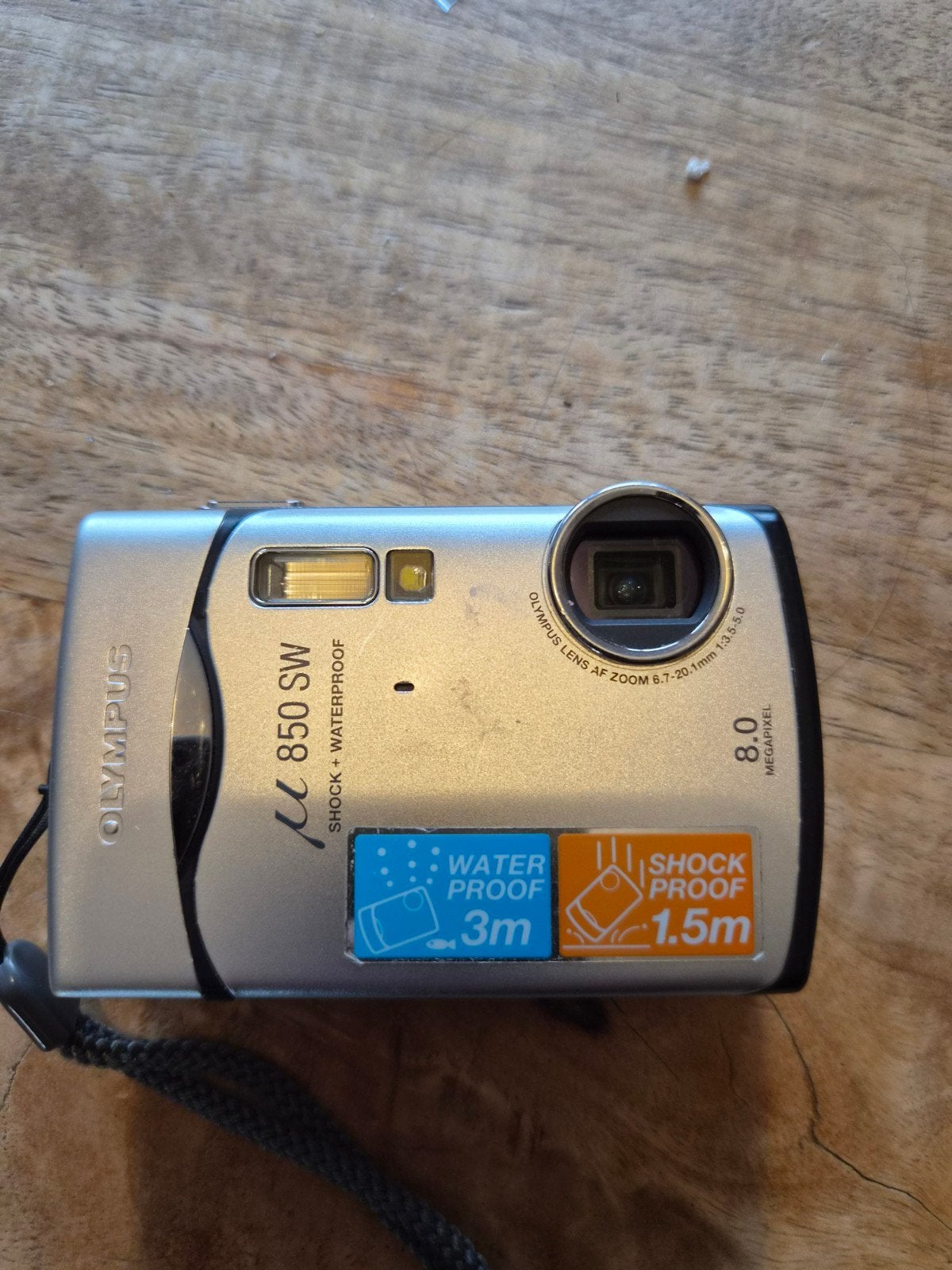Olympus µ 850 SW Onderwatercamera - 8.0 Megapixel, Gebruikt, Compactcamera, Olympus, Ophalen of Verzenden