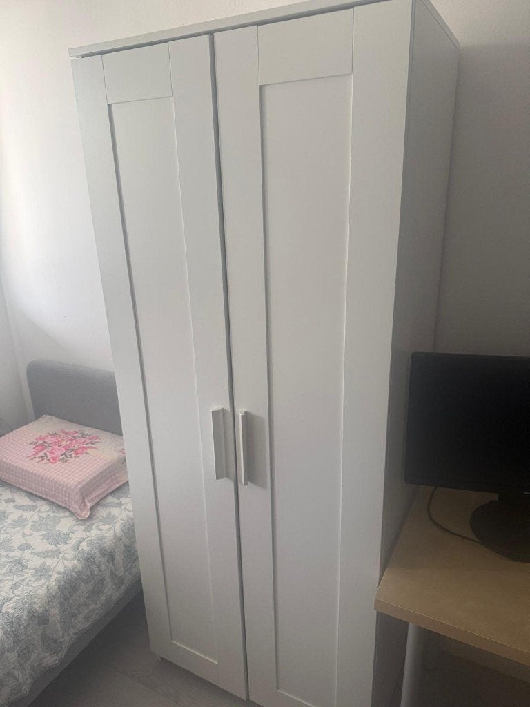 BRIMNES kledingkast met 2 deuren, Huis en Inrichting, Ophalen, Gebruikt, 100 tot 150 cm, 150 tot 200 cm