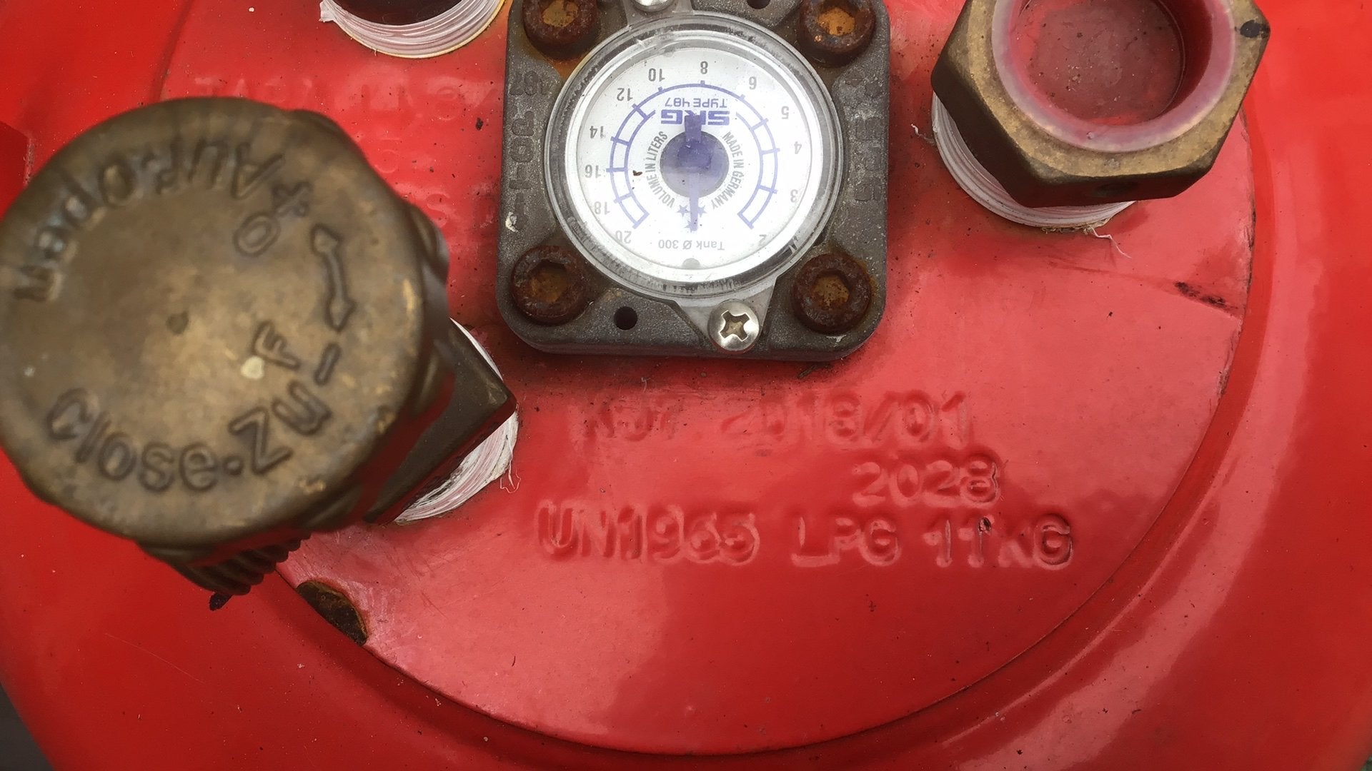 LPG gasfles keuring tot 2028, Ophalen, Zo goed als nieuw, Staal