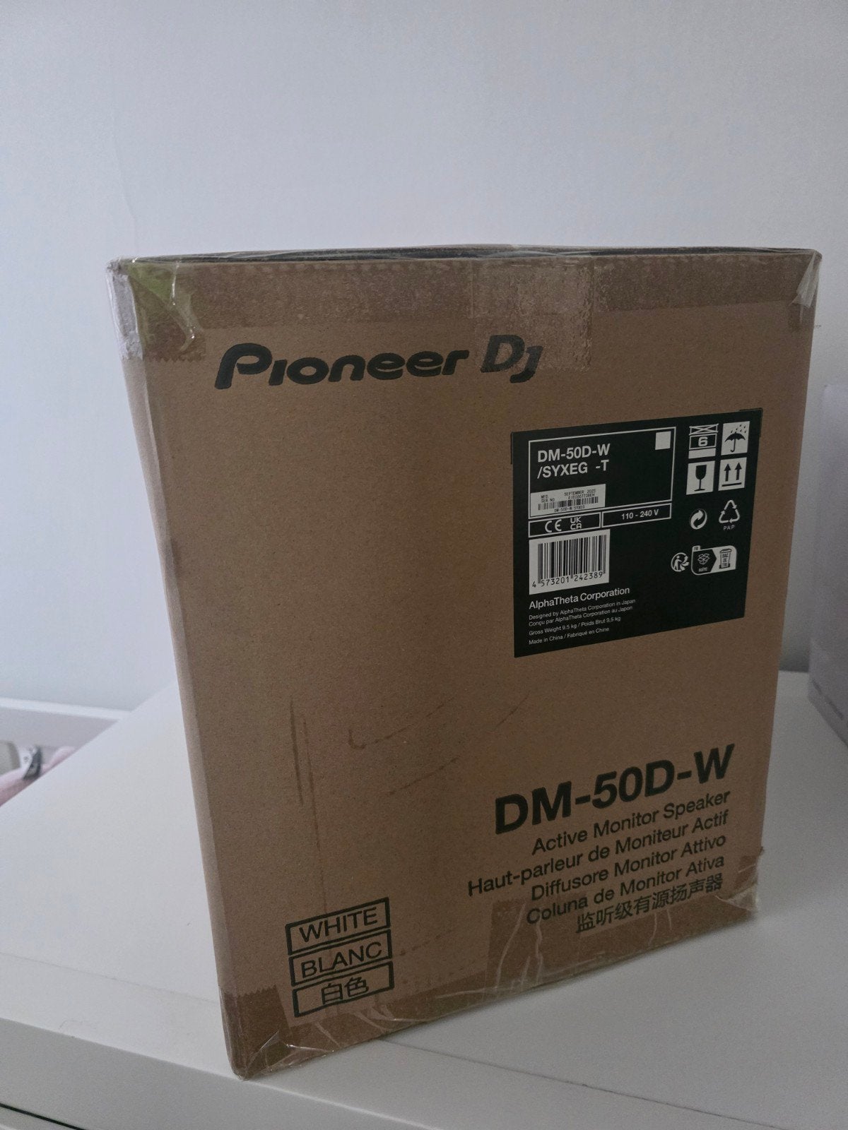 Pioneer DJ DM-50D-W Actieve Monitor Speaker Wit, Audio, Tv en Foto, Luidsprekers, Ophalen, Nieuw, Studiomonitor, Pioneer