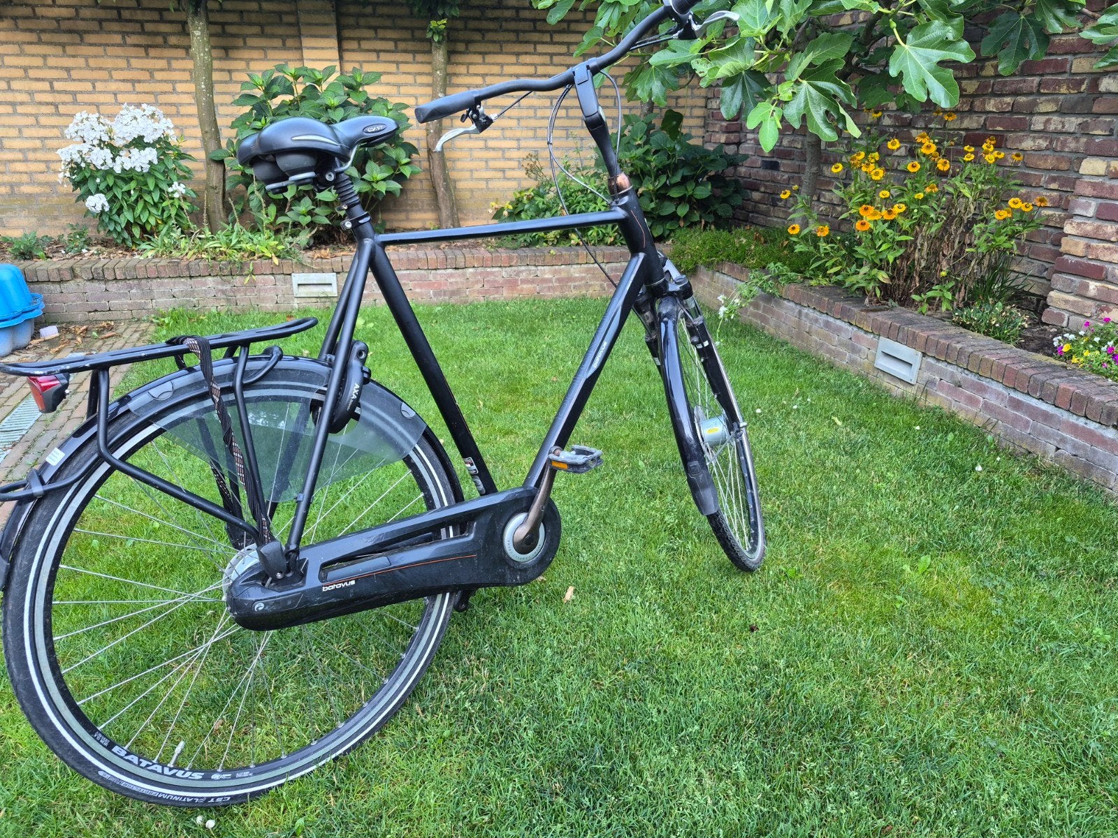 Batavus heren fiets met beschadigde voorvork, Fietsen en Brommers, Fietsen | Dames | Damesfietsen, Ophalen, Gebruikt, Versnellingen
