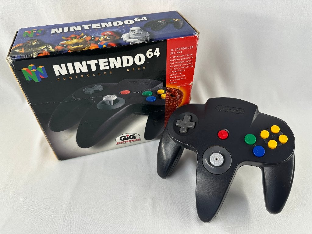 Nintendo 64 Controller Donker Grijs in doos - N64, Nintendo, Gebruikt, Overige genres, 1 speler
