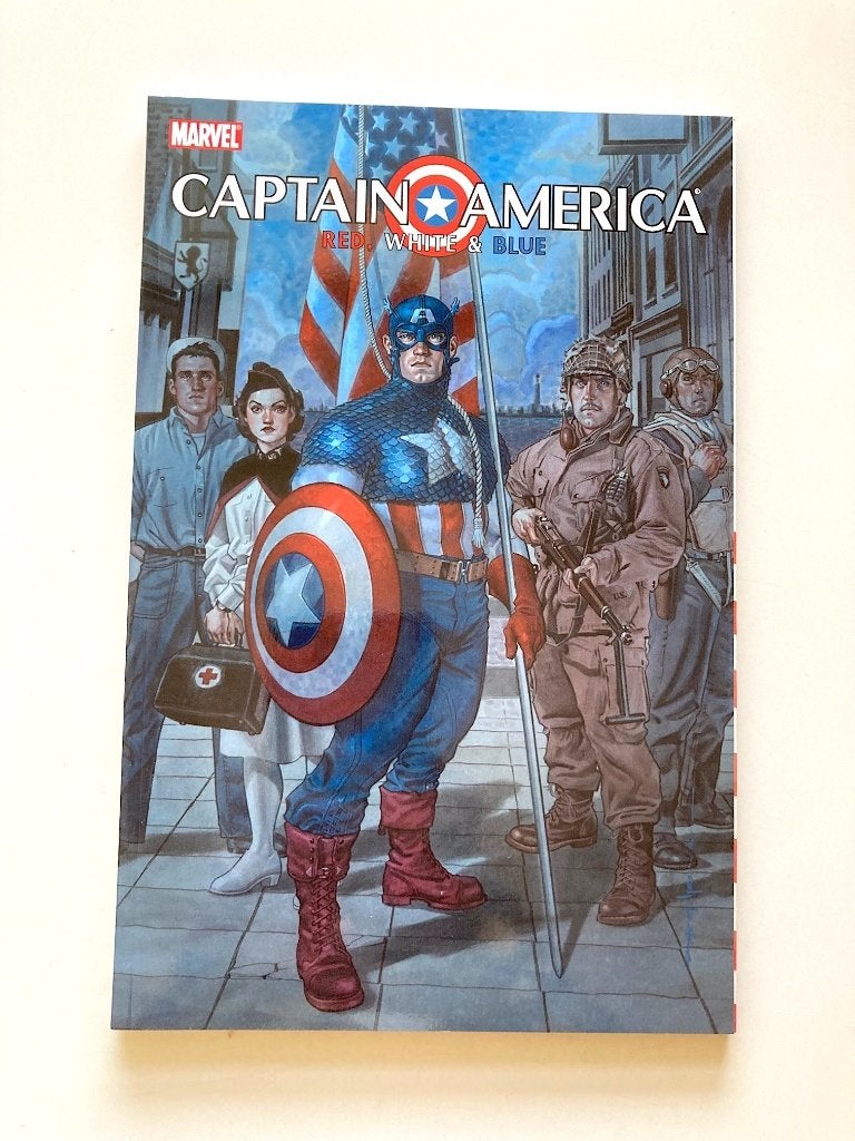 Captain America: Red, White and Blue TPB (Marvel Comics 2007, Eén comic, Ophalen, Nieuw, Amerika