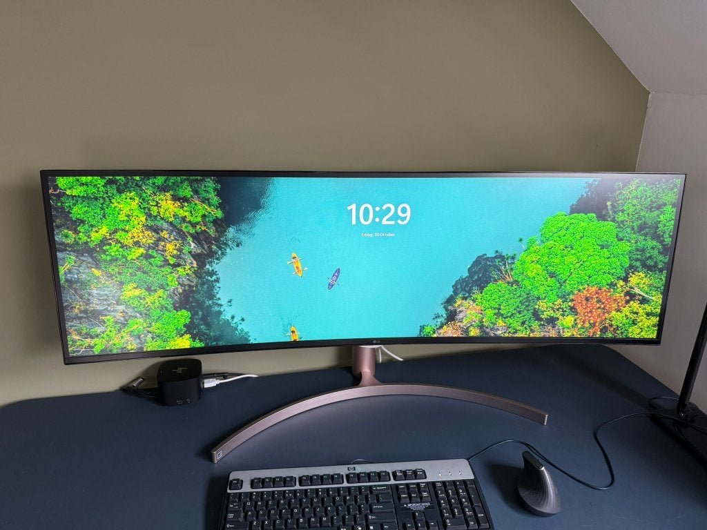 LG 49 inch UltraWide Curved | 5120x1440 | Zeer nette staat, 49 Inch - 124,5 CM, Zo goed als nieuw, Quad HD (2K), DisplayPort