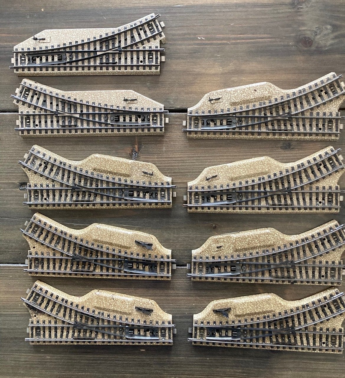 Märklin Analoog 9 Handwissels 5122 & 5123, Wisselstroom, Gebruikt, Rails, Ophalen of Verzenden