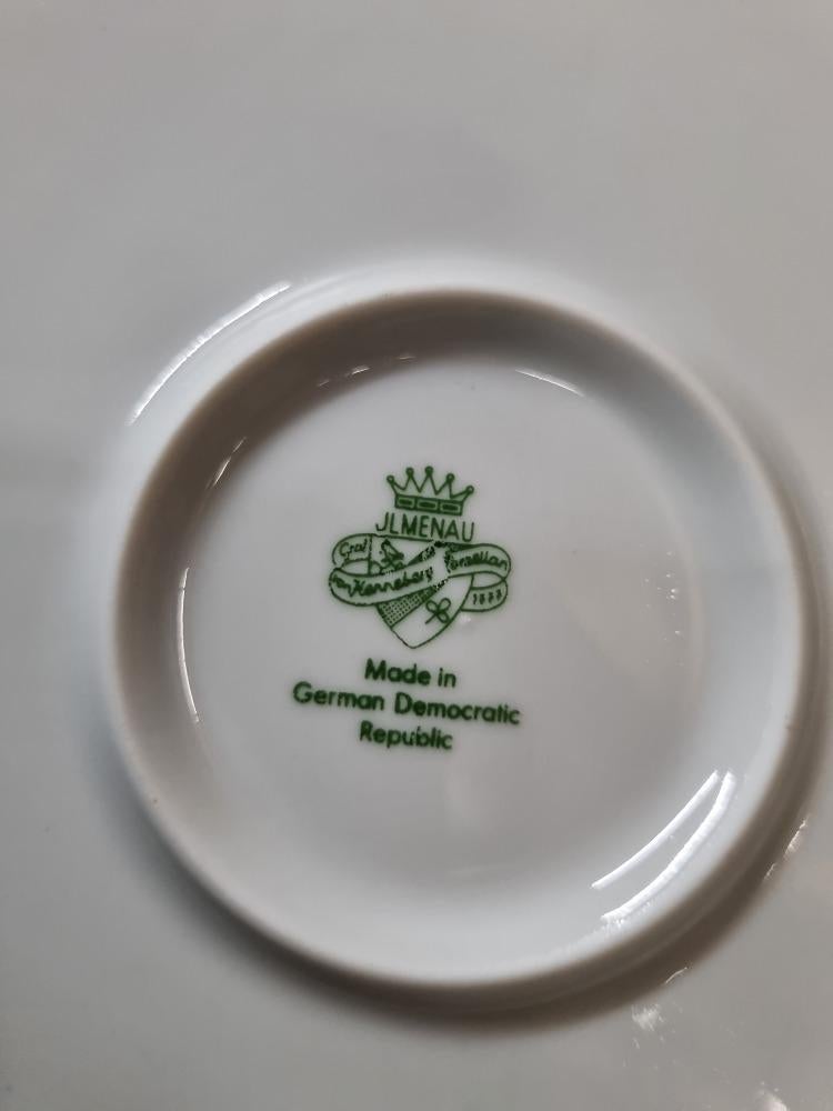 gebaksstel met blauwe vergeet mij nietjes, Huis en Inrichting, Keuken | Servies, Ophalen of Verzenden, 'T Olde Gre-j, Info@toldegrej.nl