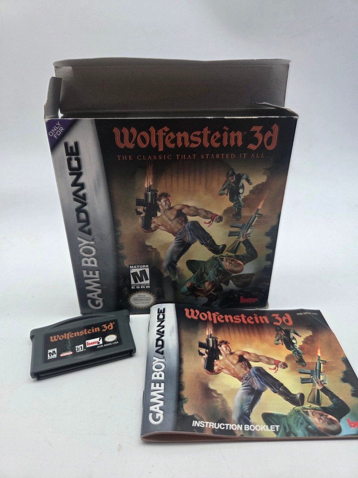 Wolfenstein 3D Game Boy Advance - Klassieke Shooter, Shooter, Niet van toepassing, 1 speler, Niet van toepassing