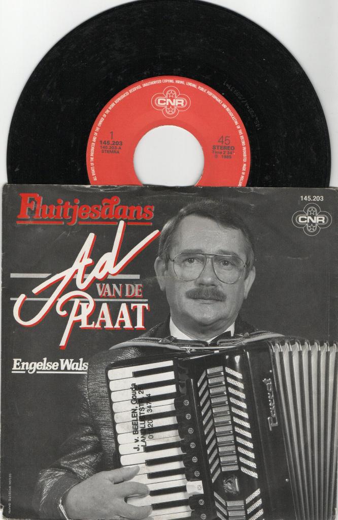 Ad van de Plaat – Fluitjesdans, Ophalen of Verzenden, Gebruikt, Overige formaten, Overige genres