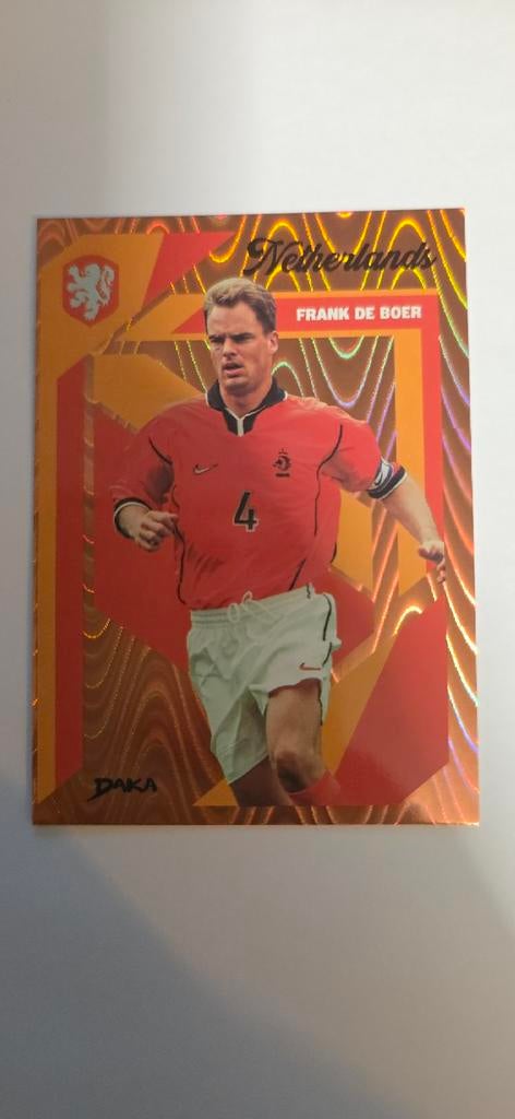 Frank de Boer Spelerskaart - 23/25, Ophalen of Verzenden, Zo goed als nieuw, Overige binnenlandse clubs, Spelerskaart