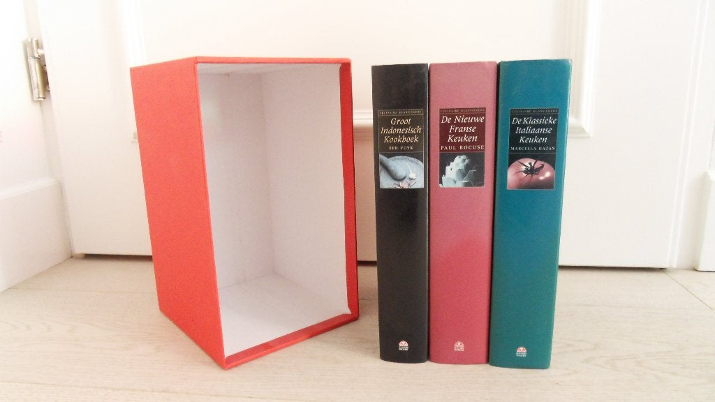Culinaire klassiekers set : Beb Vuyk / Paul Bocuse /  Hazan, Boeken, Ophalen of Verzenden, Gelezen, Frankrijk, Hoofdgerechten