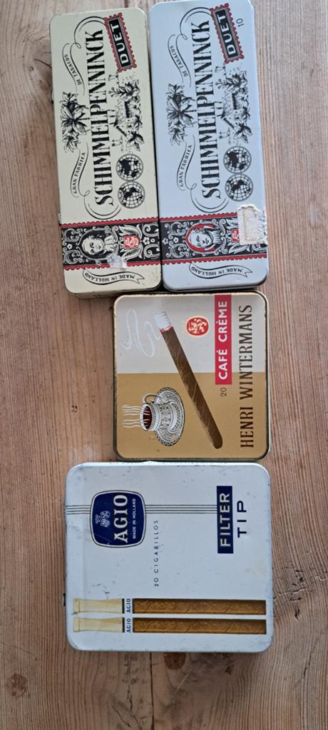 Vintage sigarenblikjes - Schimmelpenninck, Henri Wintermans,, Verzamelen, Blikken, Ophalen of Verzenden, Gebruikt