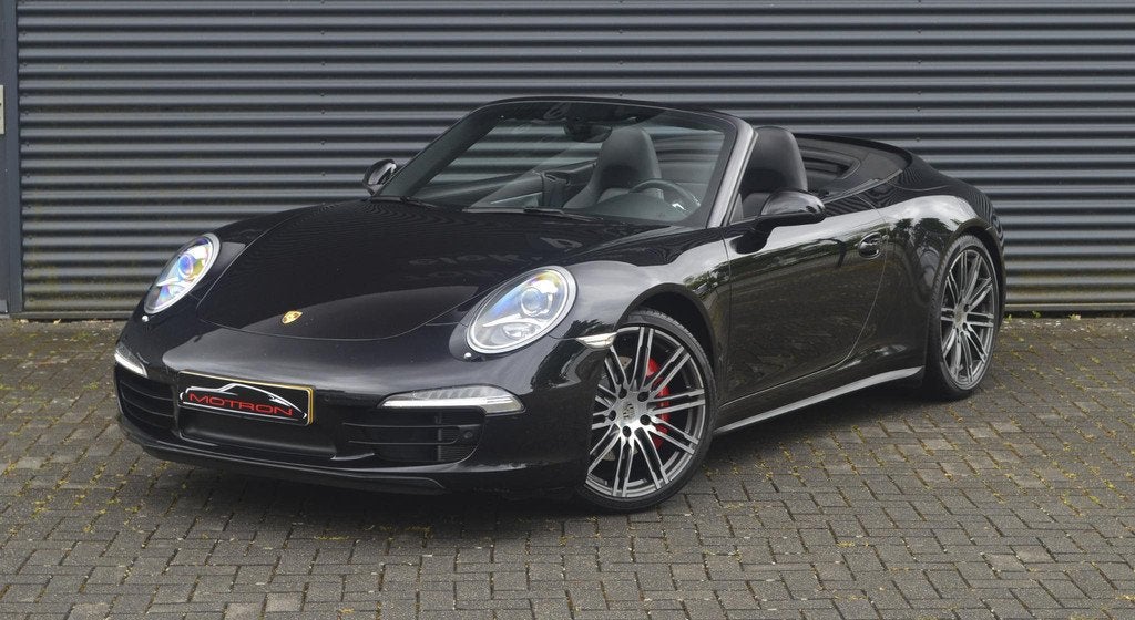 Porsche 911 991.1 3.8 Carrera 4S Cabriolet, Auto's, Automaat, Euro 5, Gebruikt, Zwart