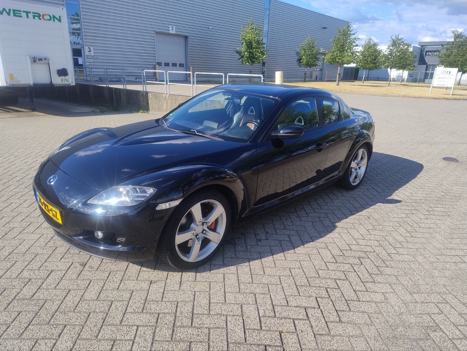 Mazda RX-8 1.3 I HP 170KW Renesis 2005 Zwart, Ophalen, Gebruikt, Mazda
