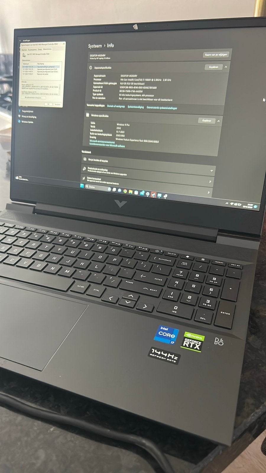 HP Victus Gaming Laptop  i7 RTX 3060 16gb 1TB, Computers en Software, Met videokaart, 2 tot 3 Ghz, Qwerty, Ophalen of Verzenden