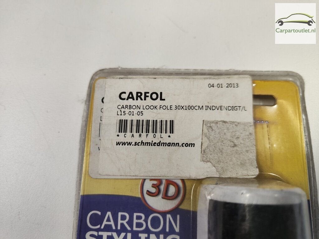 Carbon look folie interieur 30 X 100 CM, Ophalen of Verzenden, -, -, -