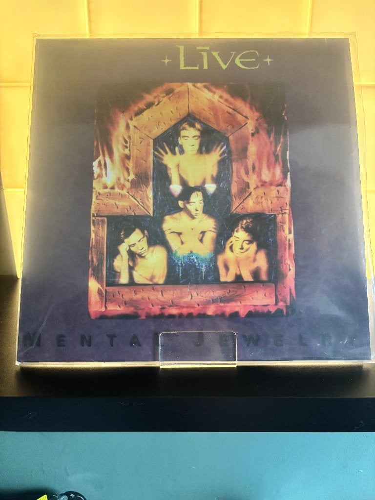 Live - Mental Jewelry - Paars Vinyl, LP, Colored vinyl, Ophalen of Verzenden, Zo goed als nieuw