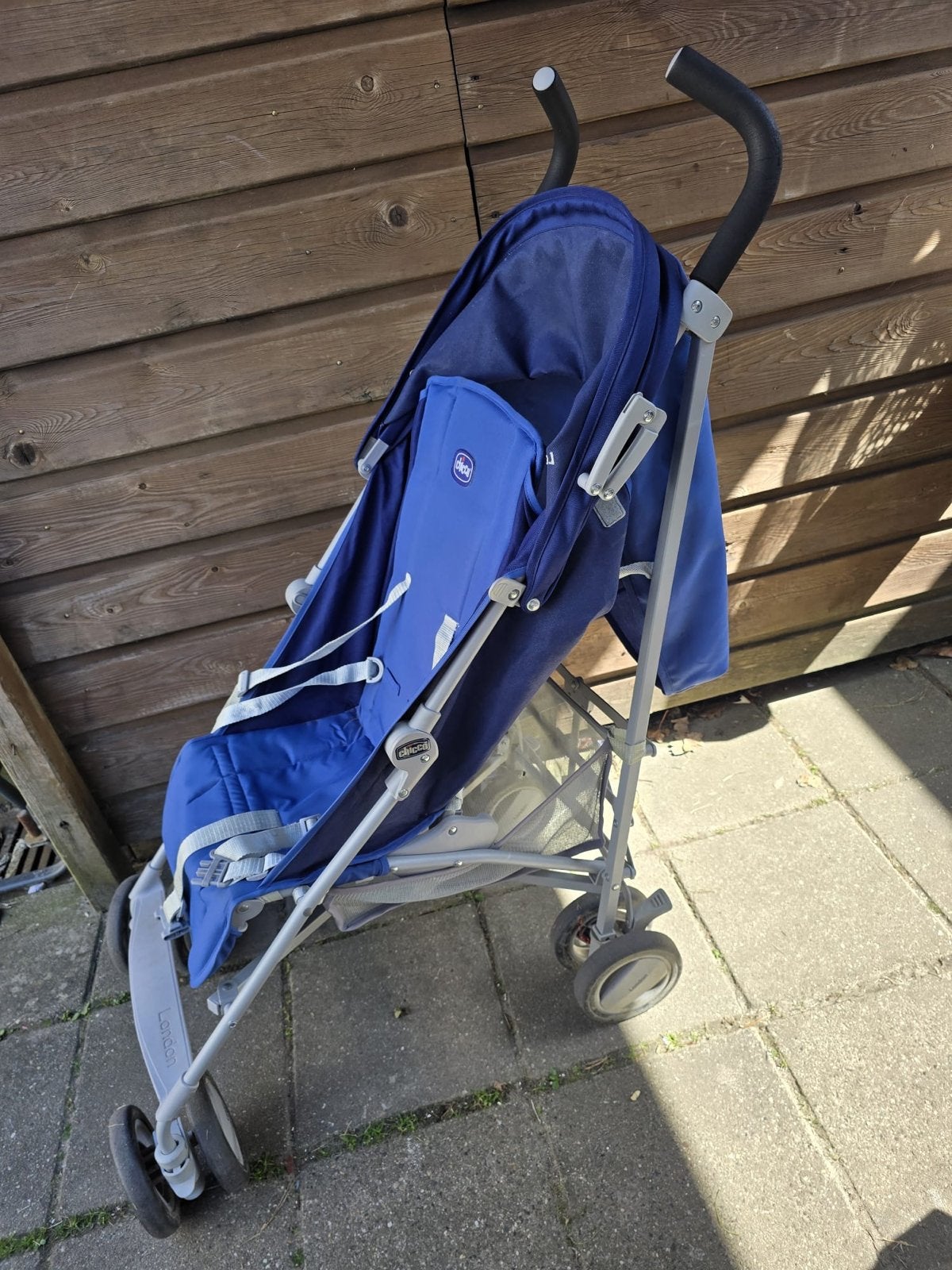 Chicco London Buggy - Blauw, Compact en Handig, Kinderen en Baby's, Kinderwagens en Combinaties, Ophalen of Verzenden, Gebruikt