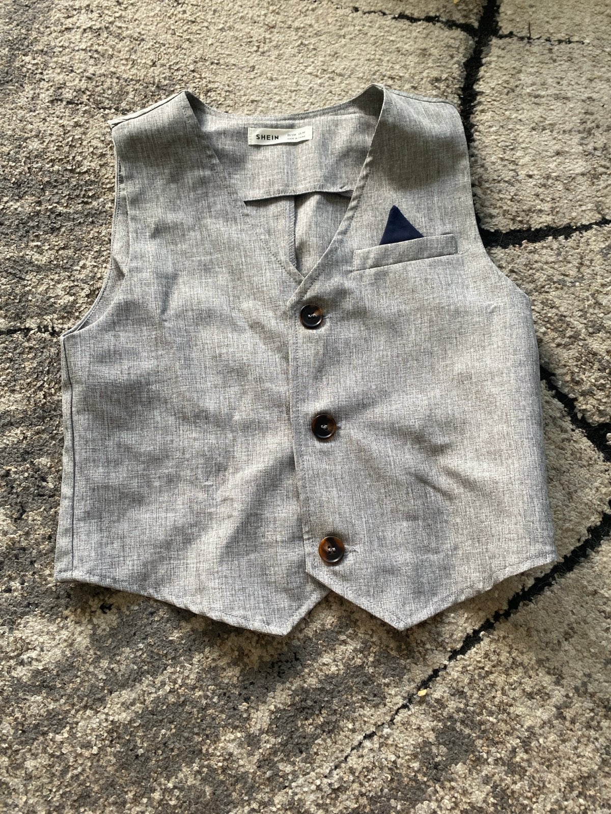 Shein gilet voor jongen, maat 134 (9Y), Ophalen, Zo goed als nieuw, Jongen, Overige typen