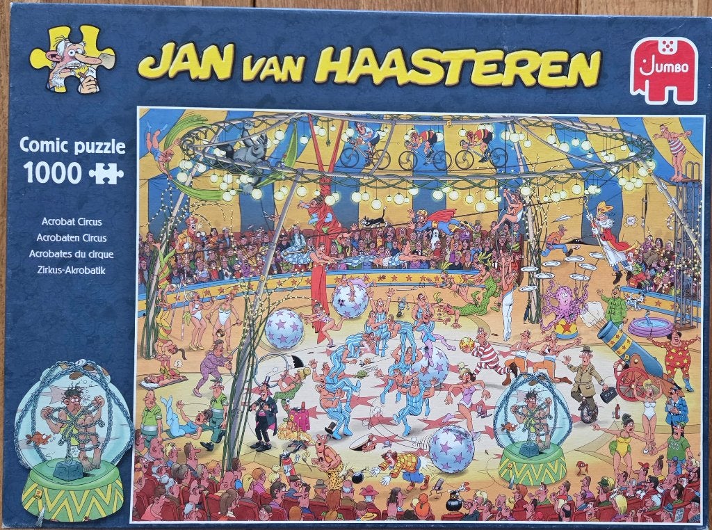 Diverse Jan van Haasteren puzzels, Ophalen, 500 t/m 1500 stukjes, Zo goed als nieuw, Legpuzzel