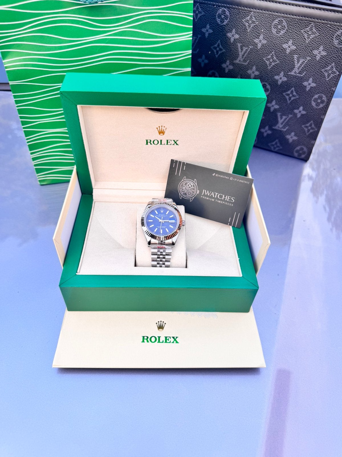 Rolex datejust 41mm ⚠️ Lees Beschrijving…, Polshorloge, Overige materialen, Ophalen of Verzenden, Zo goed als nieuw
