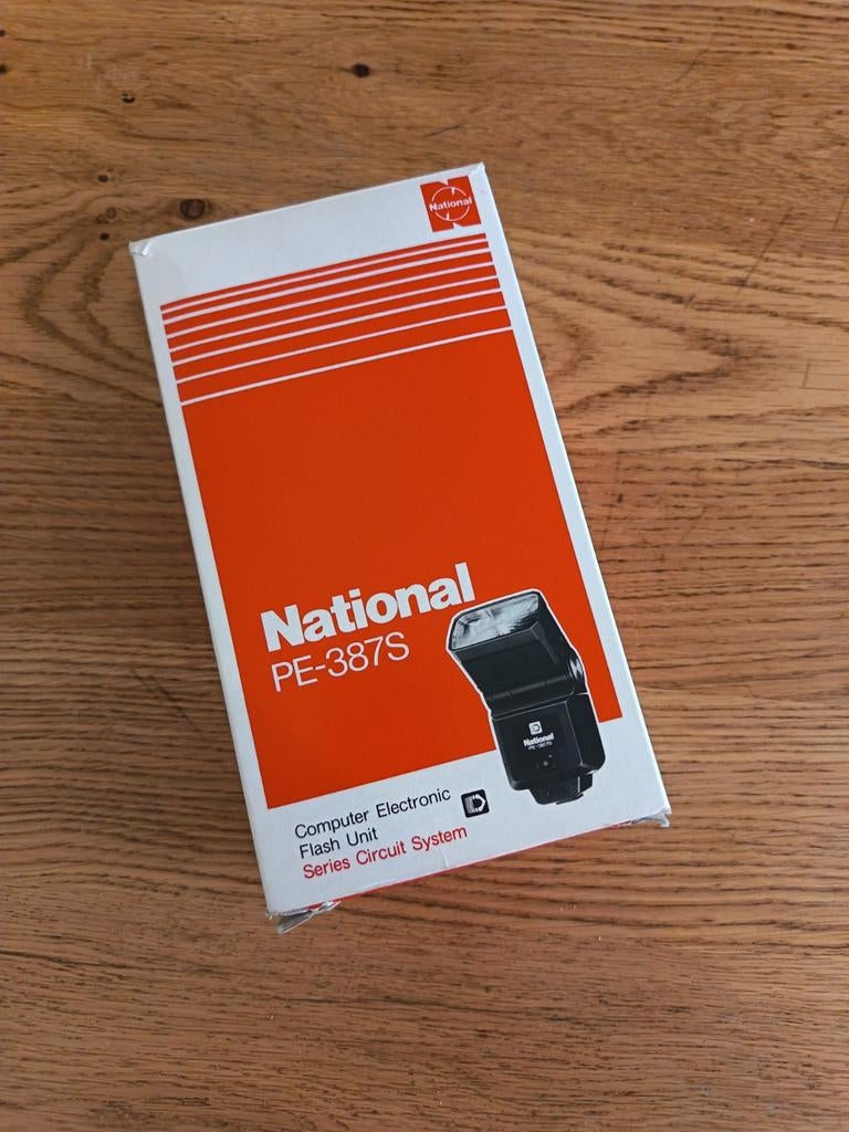 Vintage National PE-387S Flitser – Compleet in doos!, Ophalen of Verzenden