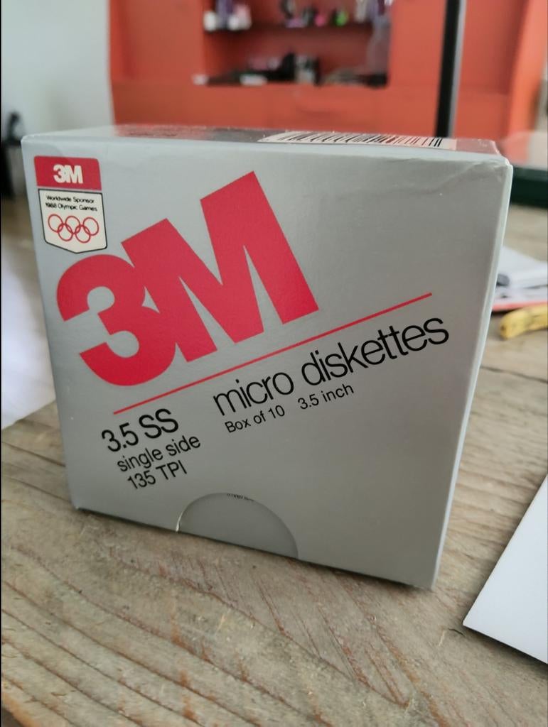 Nieuwe 3M 3.5 SS Micro Diskettes voor Retro Computers (1986), Verzenden, 3M