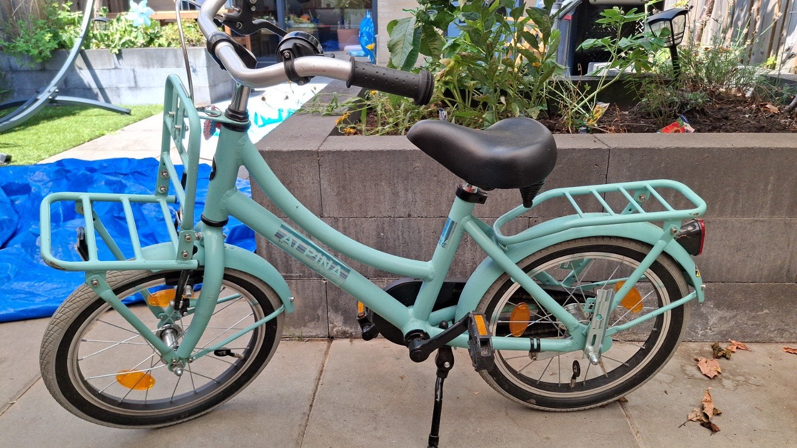 Alpina kinderfiets 16 inch met voordrager, Ophalen