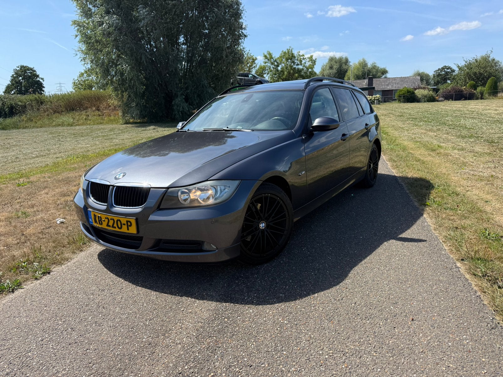 BMW 3-Serie 2.0 318 I Touring automaat2007 Grijs pano nw apk, Automaat, Achterwielaandrijving, 1995 cc, 4 cilinders
