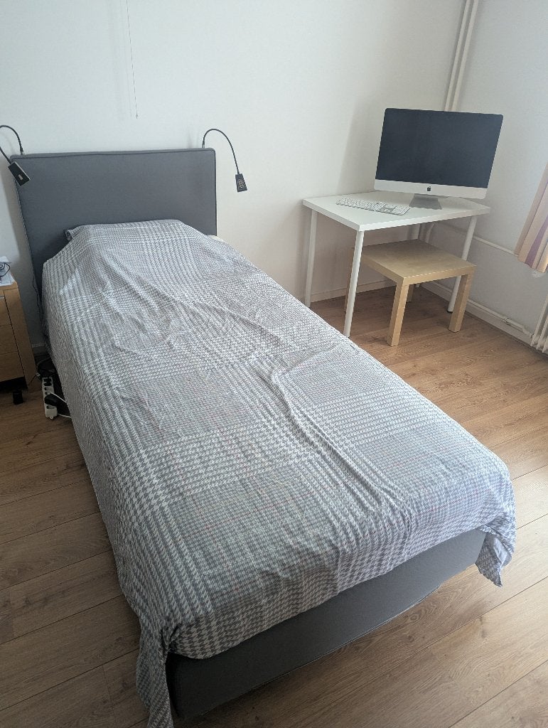 Seniorenbed, Huis en Inrichting, Slaapkamer | Bedden, Ophalen, Verstelbaar, 90 cm, Eenpersoons