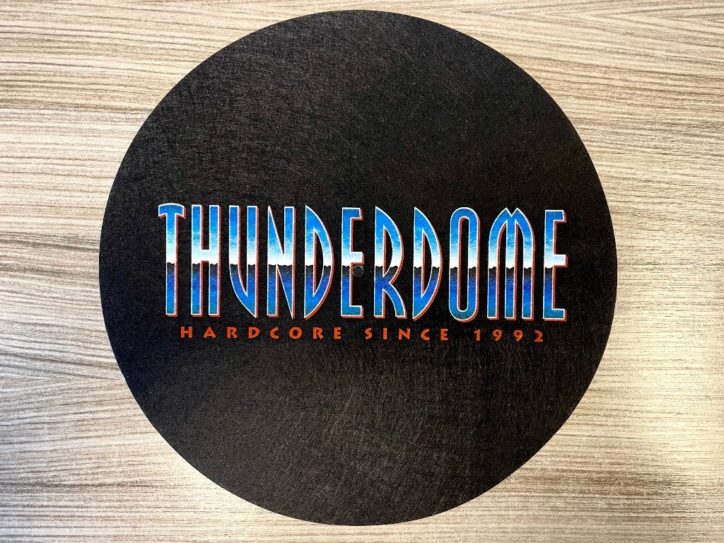 Originele ID&T / Thunderdome / Vinyl Slipmat (Nieuw), Ophalen of Verzenden, Nieuw, Gebruiksvoorwerp